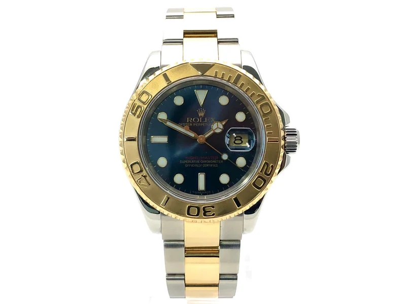 Rolex Yacht-Master 16623 Edelstahl Gelbgold Blau aus 2007