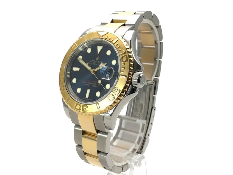 Rolex Yacht-Master 16623 Edelstahl Gelbgold Blau aus 2007