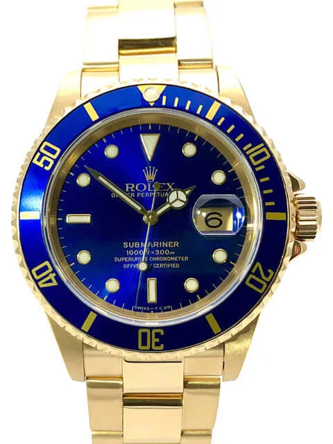 Rolex Submariner Date 16618 Gelbgold