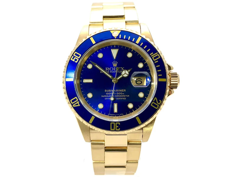 Rolex Submariner Date 16618 Gelbgold