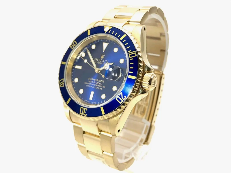 Rolex Submariner Date 16618 Gelbgold