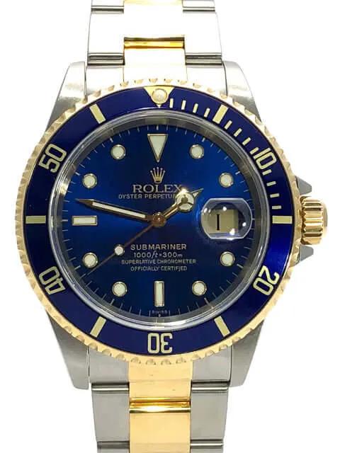 Rolex Submariner Date 16613 Edelstahl Gelbgold aus 1999 LC100
