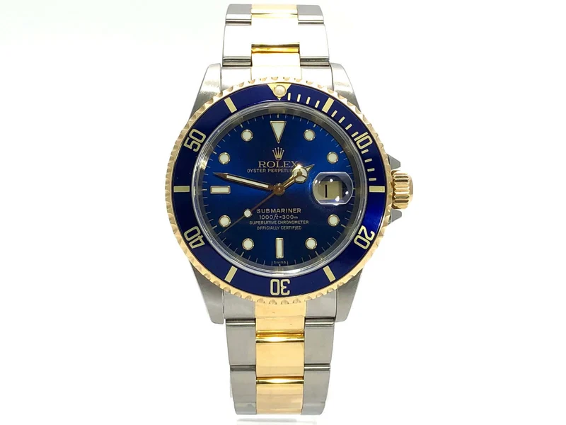 Rolex Submariner Date 16613 Edelstahl Gelbgold aus 1999 LC100