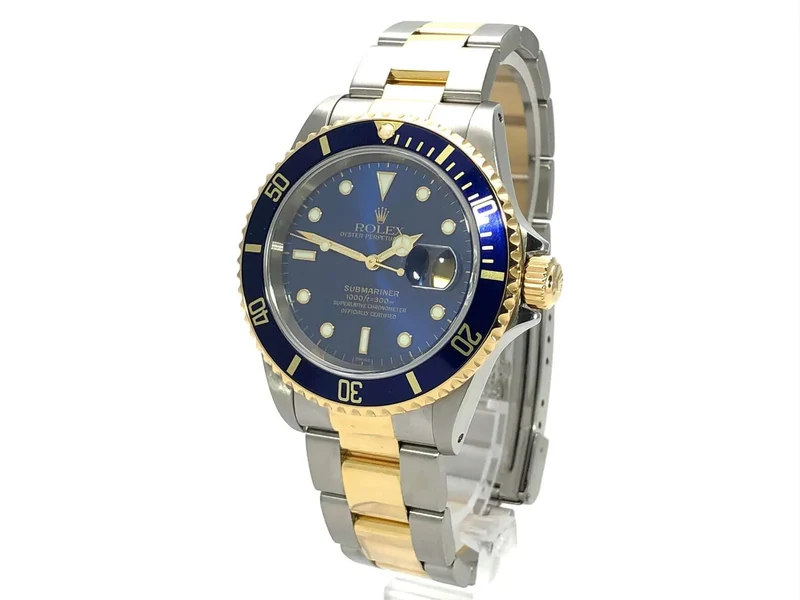 Rolex Submariner Date 16613 Edelstahl Gelbgold aus 1999 LC100