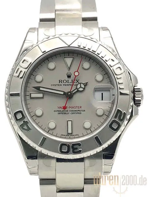Rolex Yacht-Master 35 168622 Stahl Platin aus 2016 verklebt