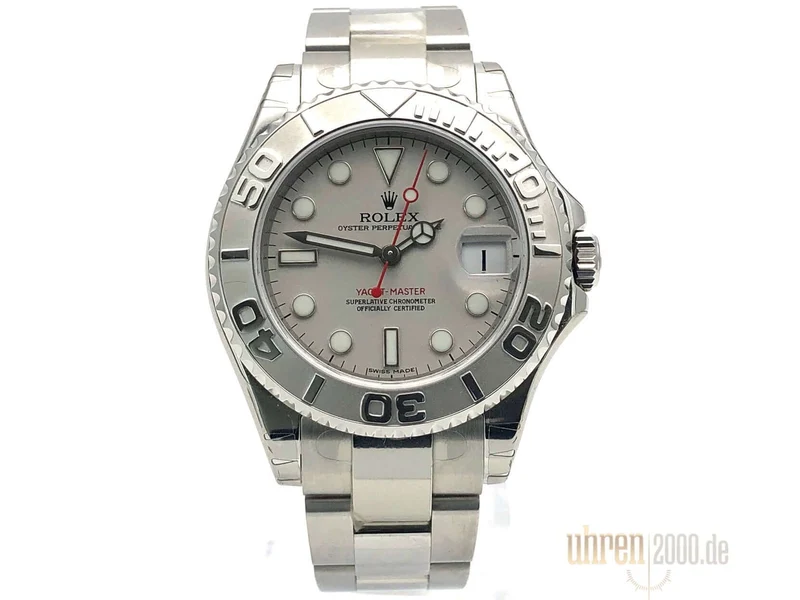 Rolex Yacht-Master 35 168622 Stahl Platin aus 2016 verklebt