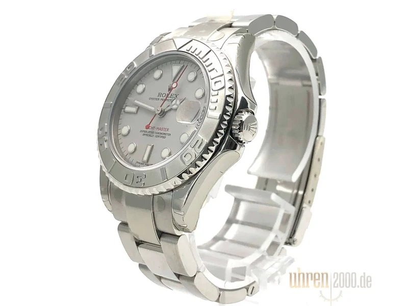 Rolex Yacht-Master 35 168622 Stahl Platin aus 2016 verklebt