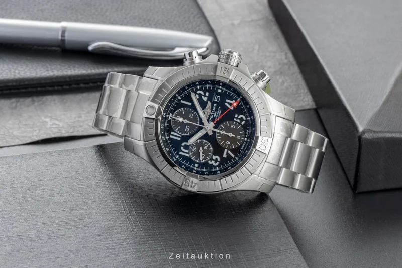 Breitling Avenger chronograph steel automatic men's watch A24315101B1A1 LP: 7250EUR [2602109]