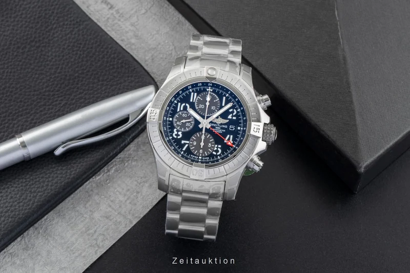 Breitling Avenger chronograph steel automatic men's watch A24315101B1A1 LP: 7250EUR [2602109]