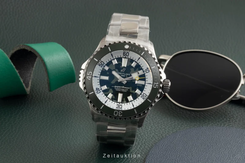 Breitling Superocean titanium automatic men's watch E10379D31L1E1 LP: 7350EUR [2602195]