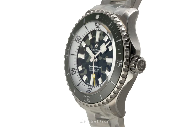 Breitling Superocean titanium automatic men's watch E10379D31L1E1 LP: 7350EUR [2602195]