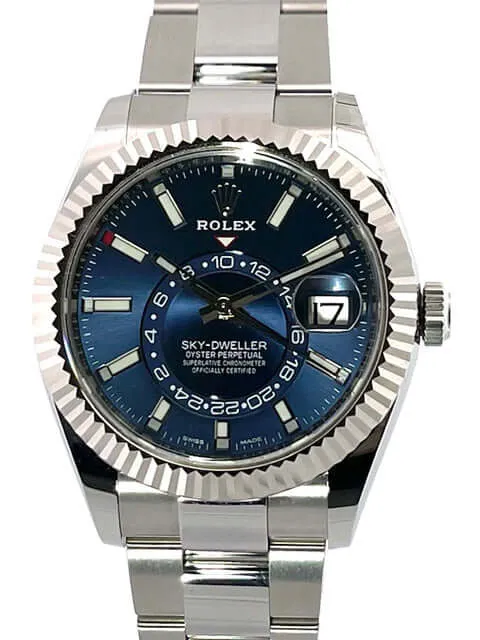 Rolex Sky-Dweller 326934 Blau ungetragen aus 2020