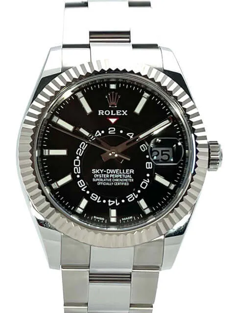 Rolex Sky-Dweller 326934 Schwarz ungetragen aus 2019 LC100
