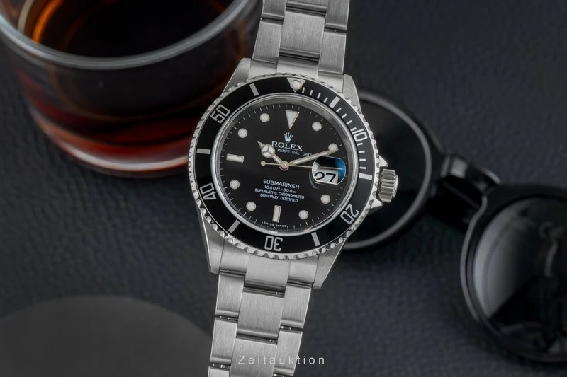 Rolex Submariner steel automatic men's watch 16610T [2602302]