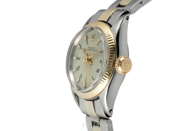 Rolex Oyster Perpetual steel / gold automatic women's watch 6619 Vintage [2601509]