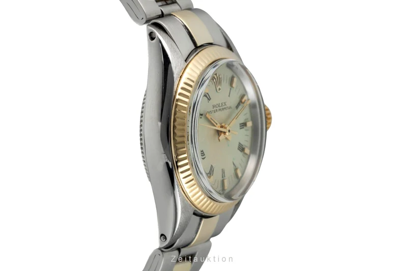 Rolex Oyster Perpetual steel / gold automatic women's watch 6619 Vintage [2601509]