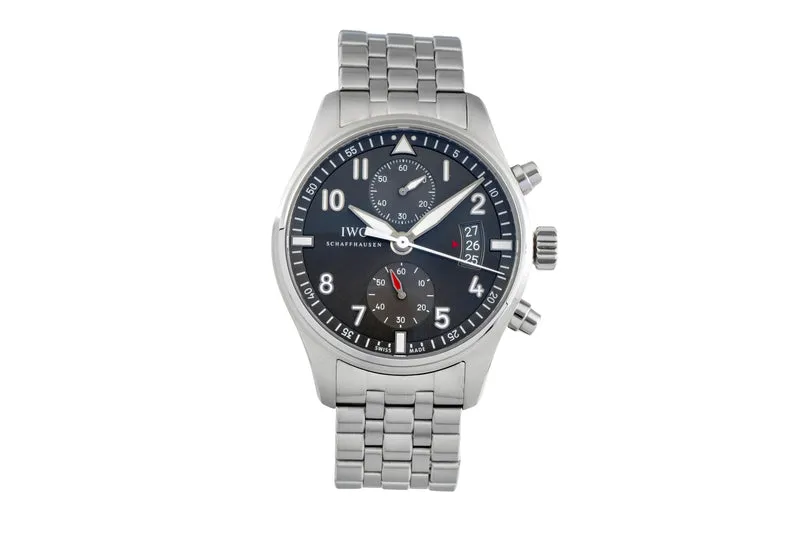 IWC Fliegerchronograph chronograph steel automatic men's watch IW387804 LP: 8800EUR [2601951]