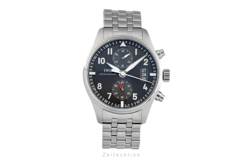 IWC Fliegerchronograph chronograph steel automatic men's watch IW387804 LP: 8800EUR [2601951]