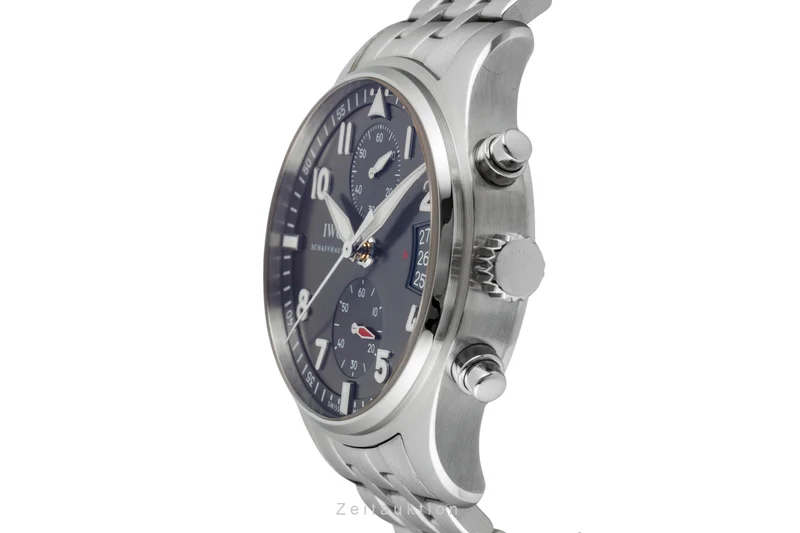 IWC Fliegerchronograph chronograph steel automatic men's watch IW387804 LP: 8800EUR [2601951]