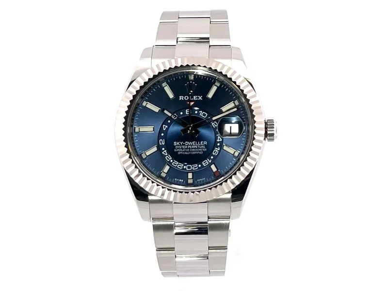 Rolex Sky-Dweller Edelstahl Weißgold 326934 Blau