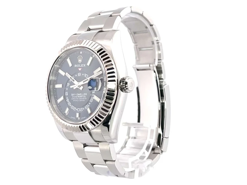 Rolex Sky-Dweller Edelstahl Weißgold 326934 Blau