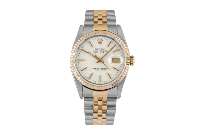 Rolex Datejust steel / gold automatic men's watch 16233 [2602488]