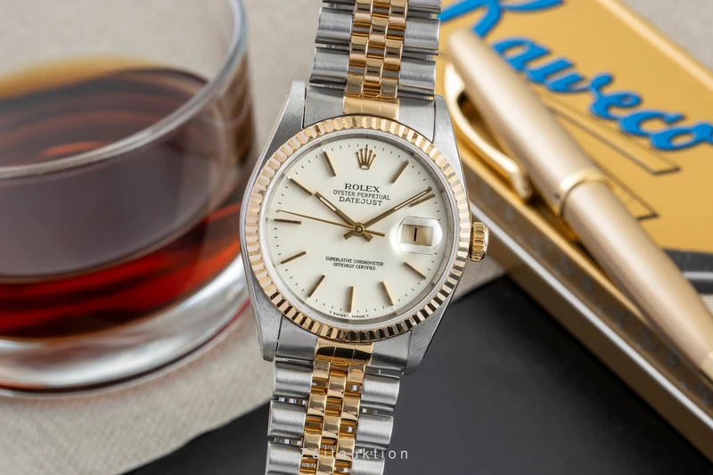 Rolex Datejust steel / gold automatic men's watch 16233 [2602488]