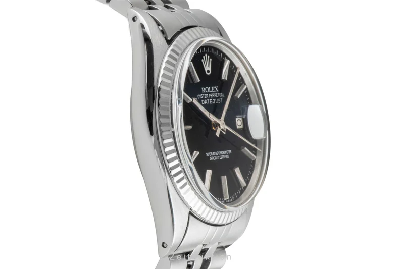 Rolex Datejust steel / white gold automatic men's watch 16014 [2602481]