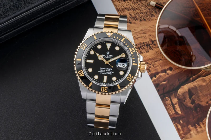 Rolex Submariner steel / gold automatic men's watch 126613LN [2602464]