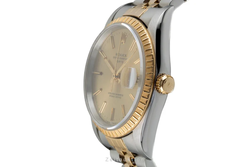 Rolex Datejust steel / gold automatic men's watch 15223 [2602432]