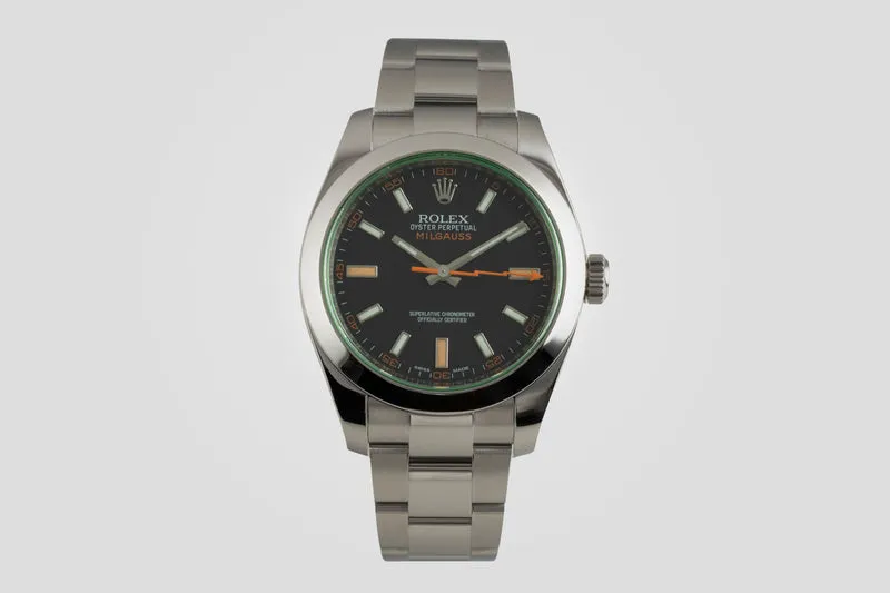 Rolex Milgauss steel automatic men's watch 116400GV [2602454]
