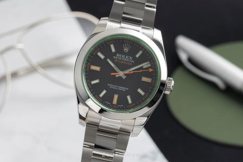 Rolex Milgauss steel automatic men's watch 116400GV [2602454]