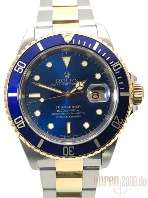 Rolex Submariner Date 16613 Edelstahl Gelbgold aus 1994 LC100