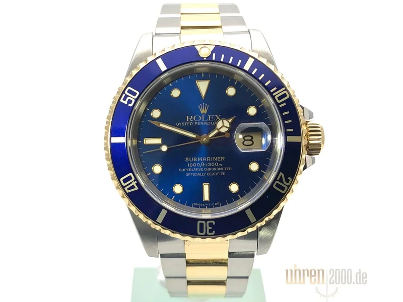 Rolex Submariner Date 16613 Edelstahl Gelbgold aus 1994 LC100