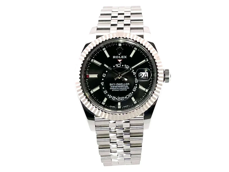 Rolex Sky-Dweller 326934 Schwarz Jubile-Band