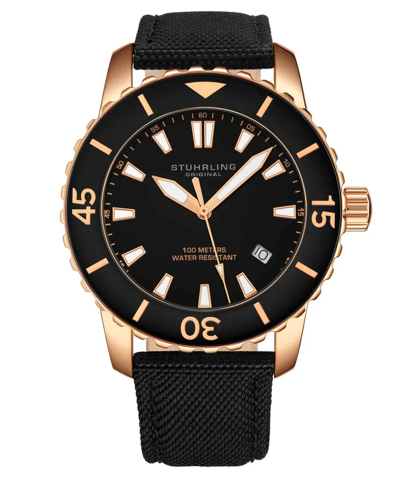 Stührling Vector 3266 Quartz 44mm Diver