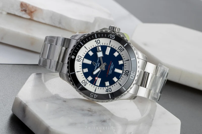 Breitling Superocean steel automatic men's watch A17376211C1A1 LP: 5650EUR [2602169]