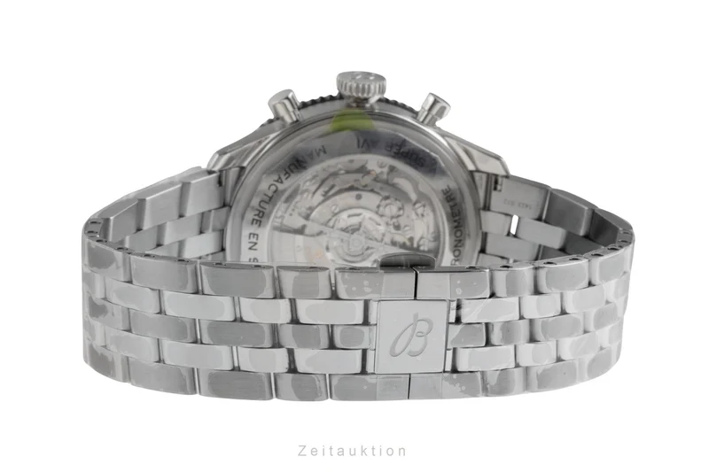 Breitling Super Avi chronograph steel automatic men's watch YB04451A1B1A1 LP: 11600EUR [2602163]