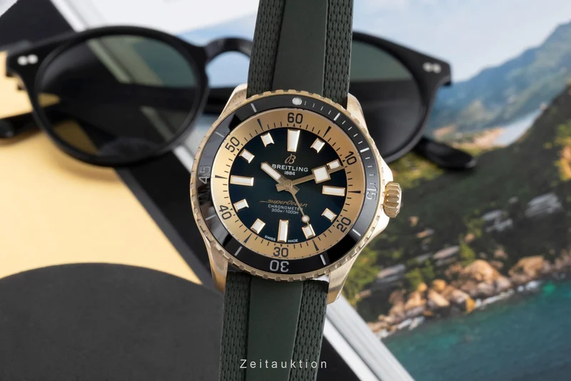 Breitling Superocean bronze automatic men's watch N17375201L1S1 LP: 6300EUR [2602197]