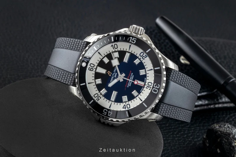 Breitling Superocean steel automatic men's watch A17378211B1S1 LP: 5350EUR [2602196]