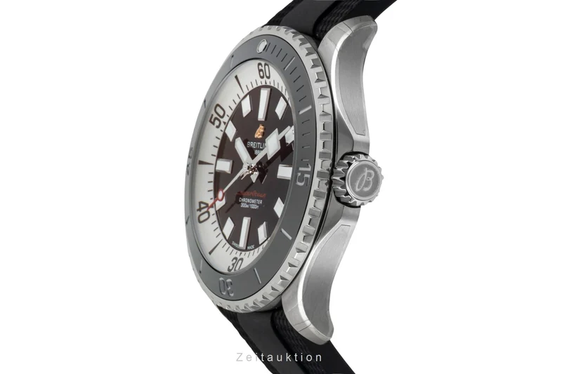 Breitling Superocean steel automatic men's watch A17378211B1S1 LP: 5350EUR [2602196]