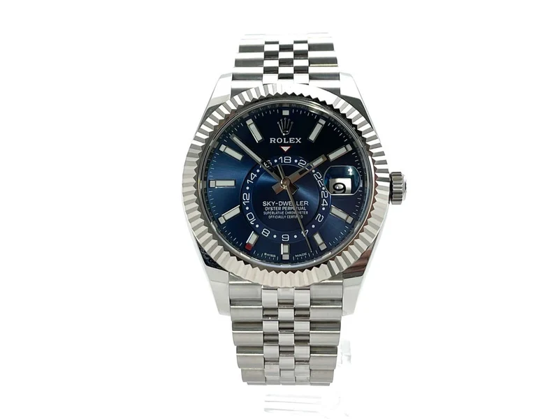 Rolex Sky-Dweller 326934 Blau Jubile-Band aus 2021 teilverklebt