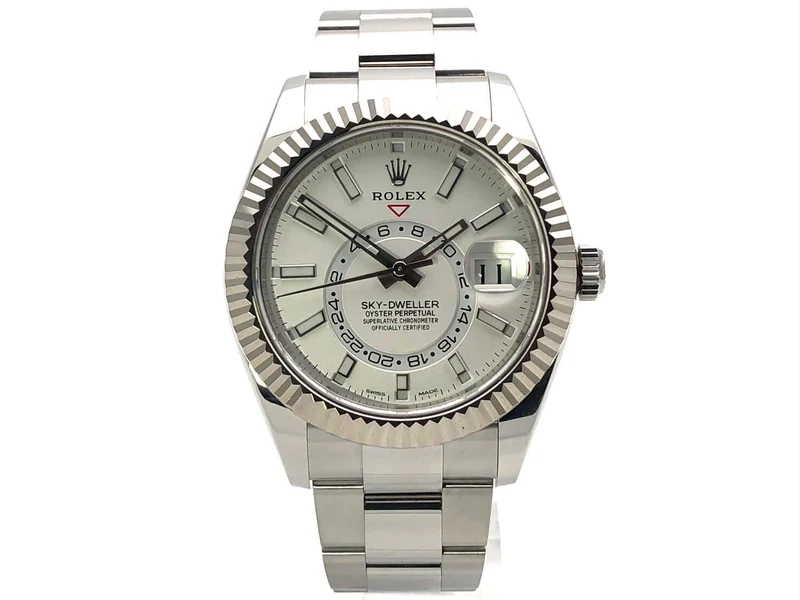 Rolex Sky-Dweller 326934 Weiß aus 2020 ungetragen