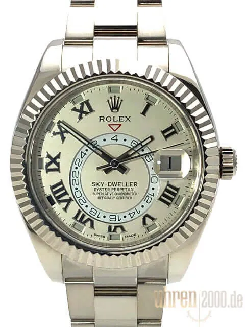 Rolex Sky-Dweller 326939 Weißgold Ivory aus 2015