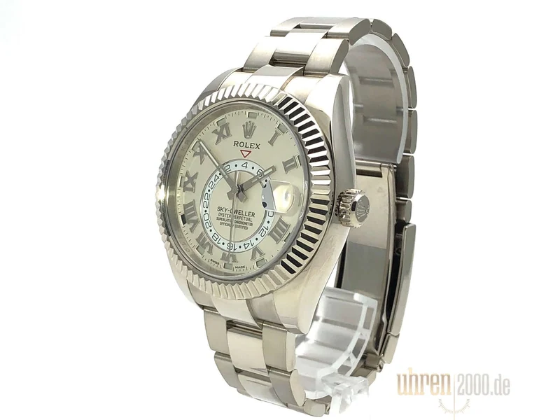 Rolex Sky-Dweller 326939 Weißgold Ivory aus 2015