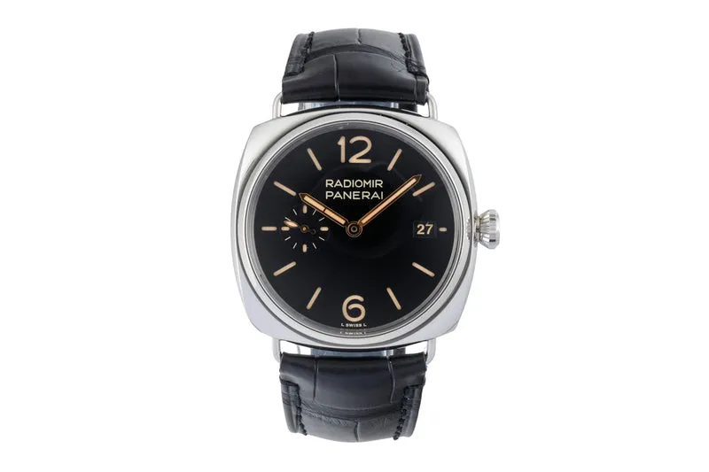 Panerai Radiomir steel automatic men's watch PAM01572 LP: 6300EUR [2602379]