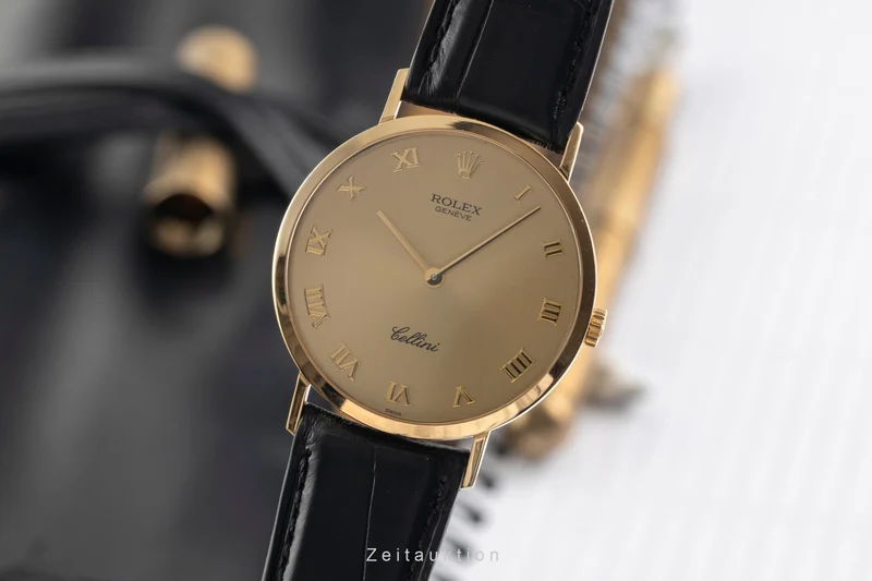 Rolex Cellini 18 ct gold manual winding men's watch 4112/8 [2602339]