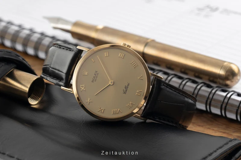 Rolex Cellini 18 ct gold manual winding men's watch 4112/8 [2602339]