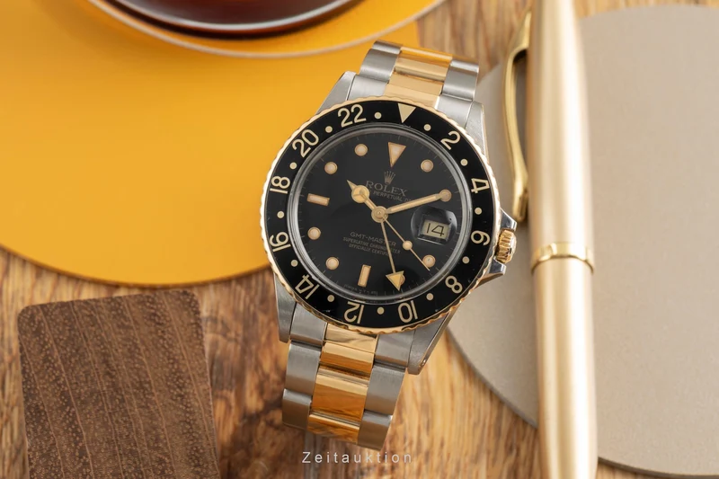 Rolex GMT-Master steel / gold automatic men's watch 16753 [2602252]