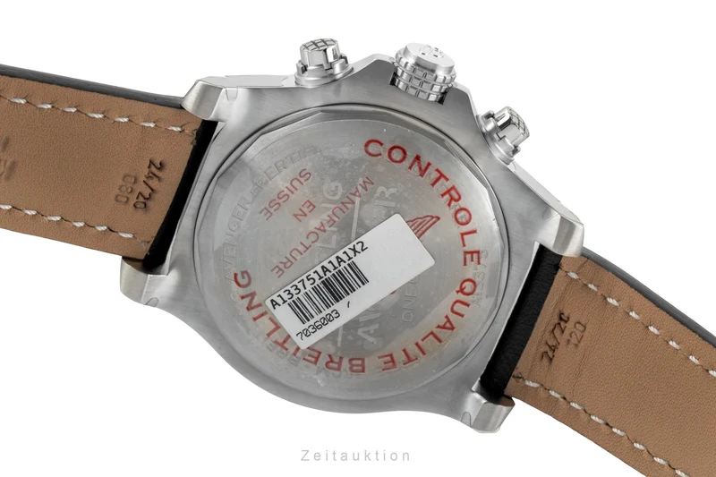 Breitling Super Avenger steel automatic men's watch A133751A1A1X2 LP: 5700EUR [2602237]